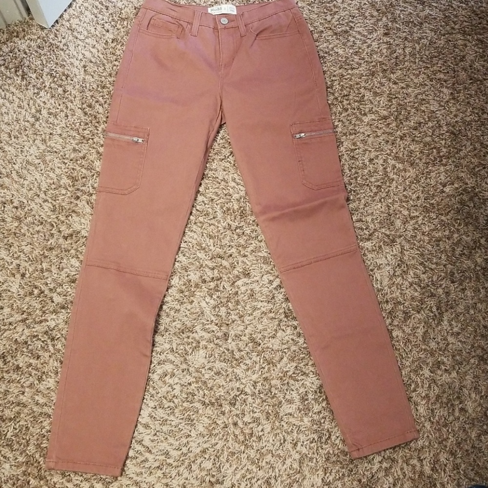 Utility skinny jeans